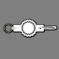 Key Clip W/ Key Ring & 35 Point Polygon Key Tag